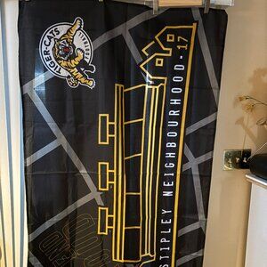 Hamilton Tiger-Cats "Stipley Neighbourhood East End Proud" Banner Flag CFL Memor